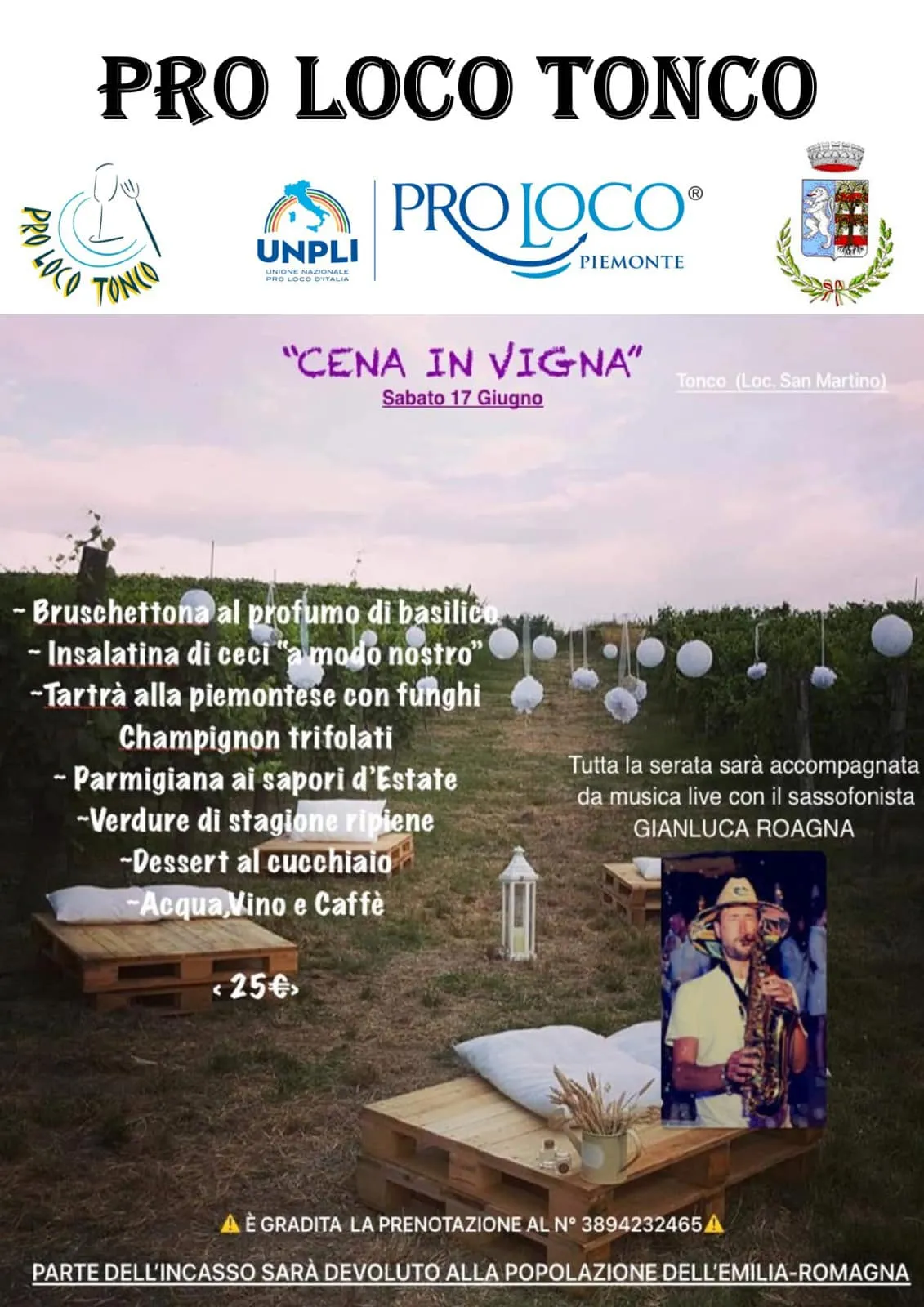 Tonco | "Cena in vigna"