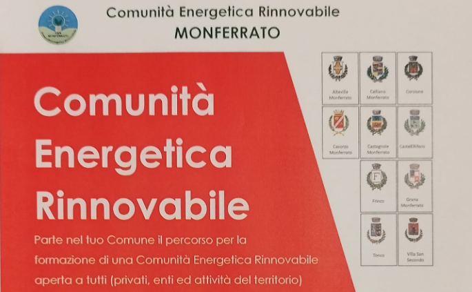 Tonco | “Comunità Energetica Rinnovabile”