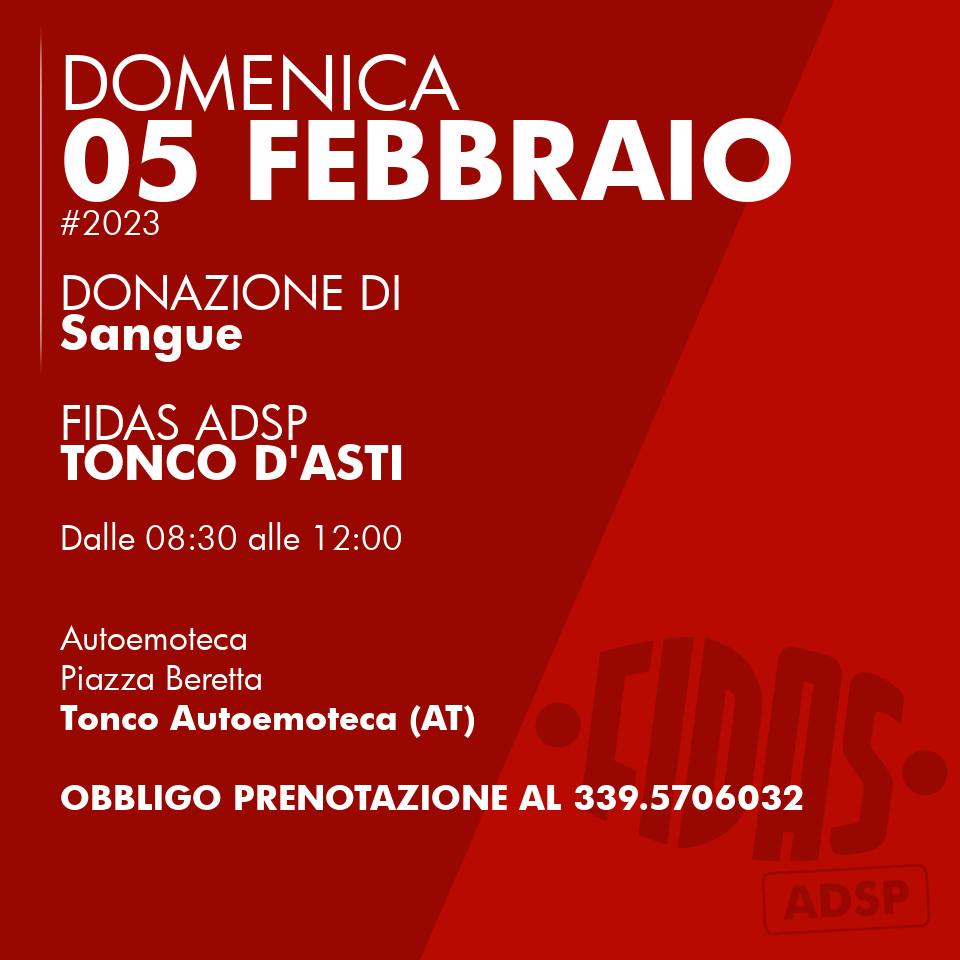 Tonco | Fidas - Donazione di sangue