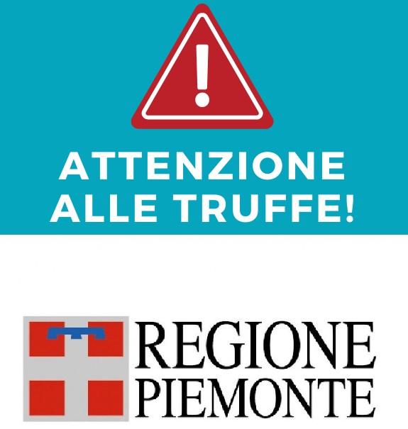 Attenzione truffe via telefono o di persona - regione piemonte