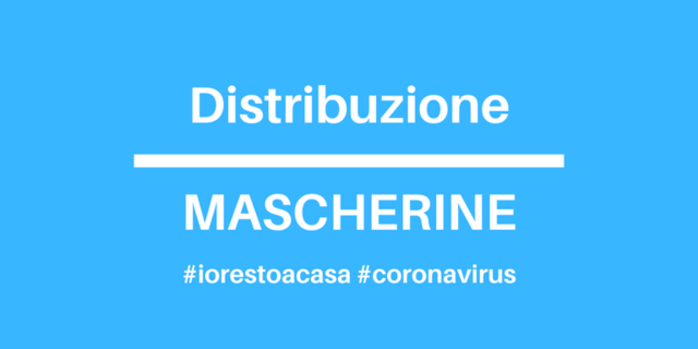 Coronavirus: distribuzione mascherine